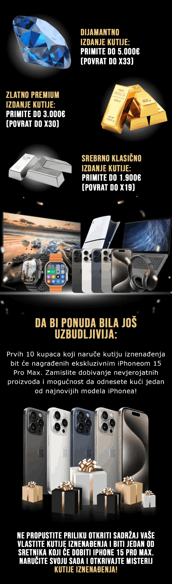 Edicije kutije i nagrade